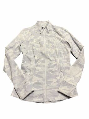 Lululemon HAWAII Define Jacket *Luxtreme Incognito Camo Jacquard Alpine White 8